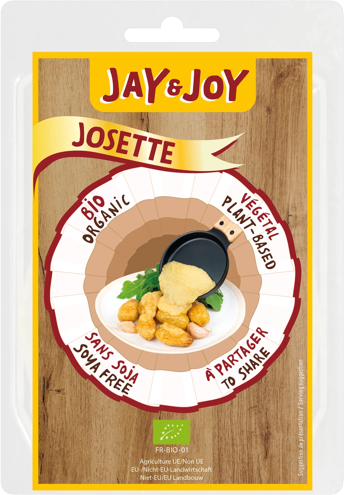 Vue packaging Josette